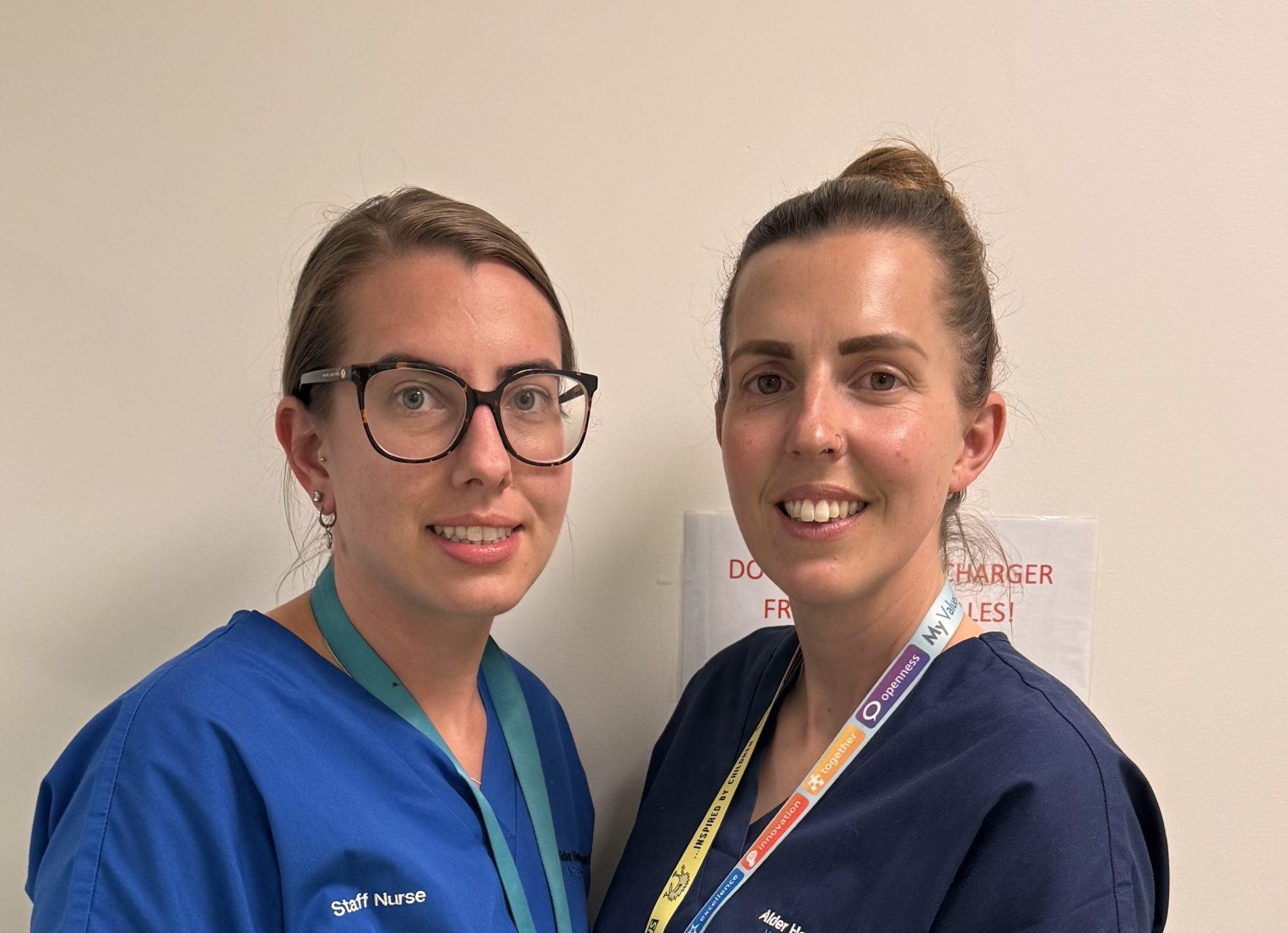 Sophie and Kay breastfeeding nurses