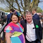 Grand National Raffle winner enjoys star-studded day!